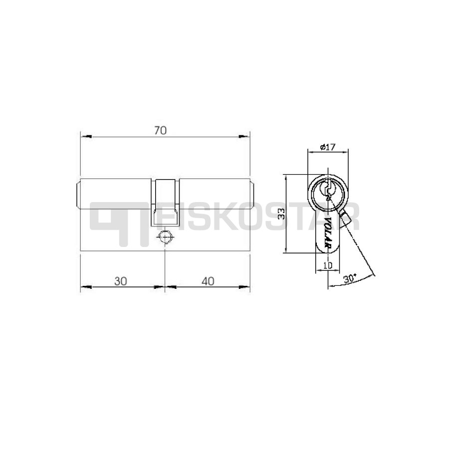 Eurosudamik 70 Mm 30 40 Ni 2 Votit Fiskostar Ou