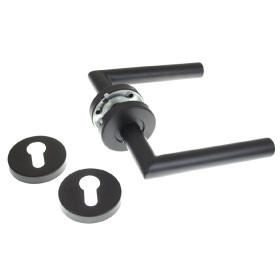 Door handle 1108 with cylinder escutcheon, 35-55 mm doors (SC/E)