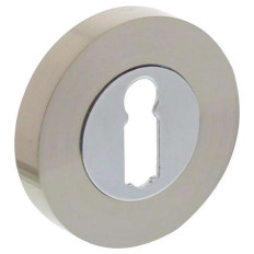 Keyhole escutcheon 10x52 mm with lugs